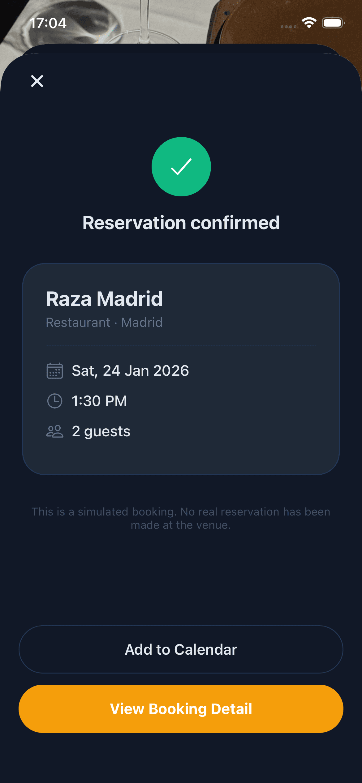 Plan locked